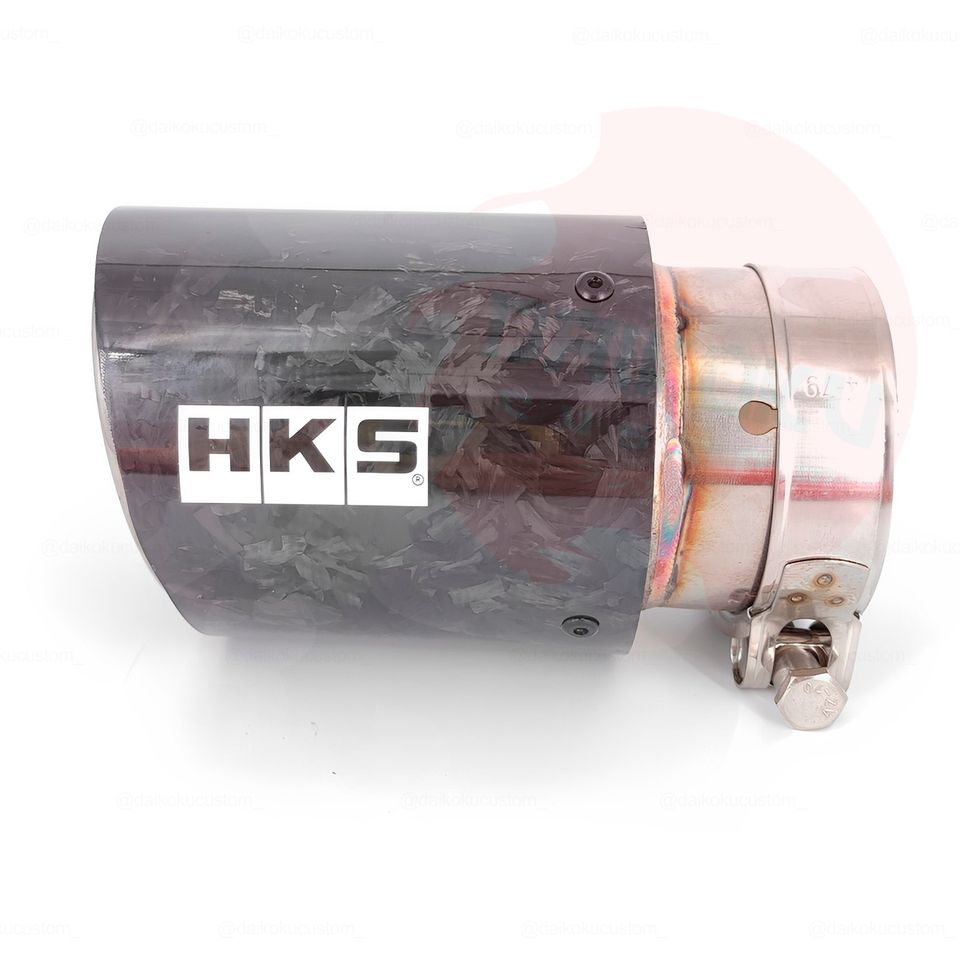 Cola Escape HKS Carbono Forjado 3" A 4"