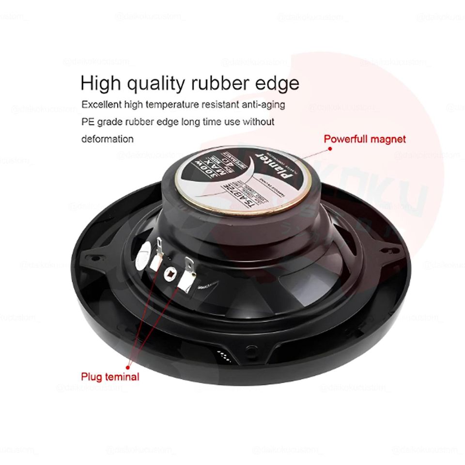 Parlantes 13cm 400w Mingyuan Ts-1372