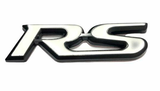 Emblema Adhesivo Trasero Rs Blanco