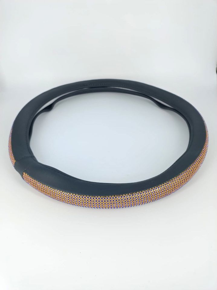 Cubre Volante Generico Diamante Morado