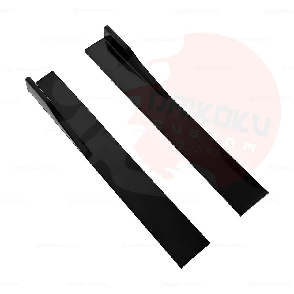 Lip Faldon Corto Lateral De 60cm (Par) Negro Mate