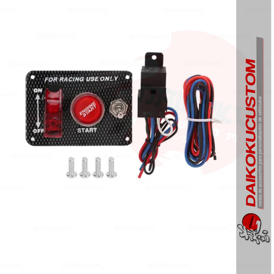 Botonera 2T Doble Encendido Carrera