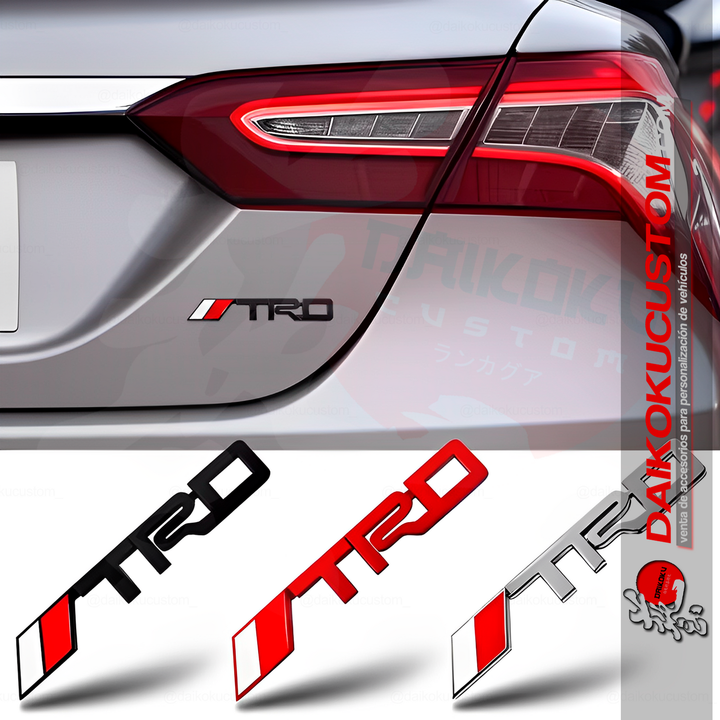 Emblema Adhesivo Trasero TRD