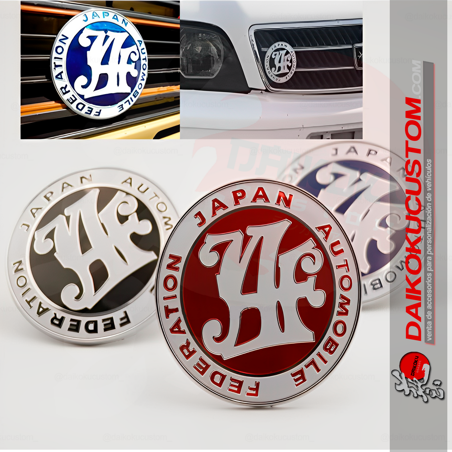 Emblema Apernado Jdm Federacion Plastico