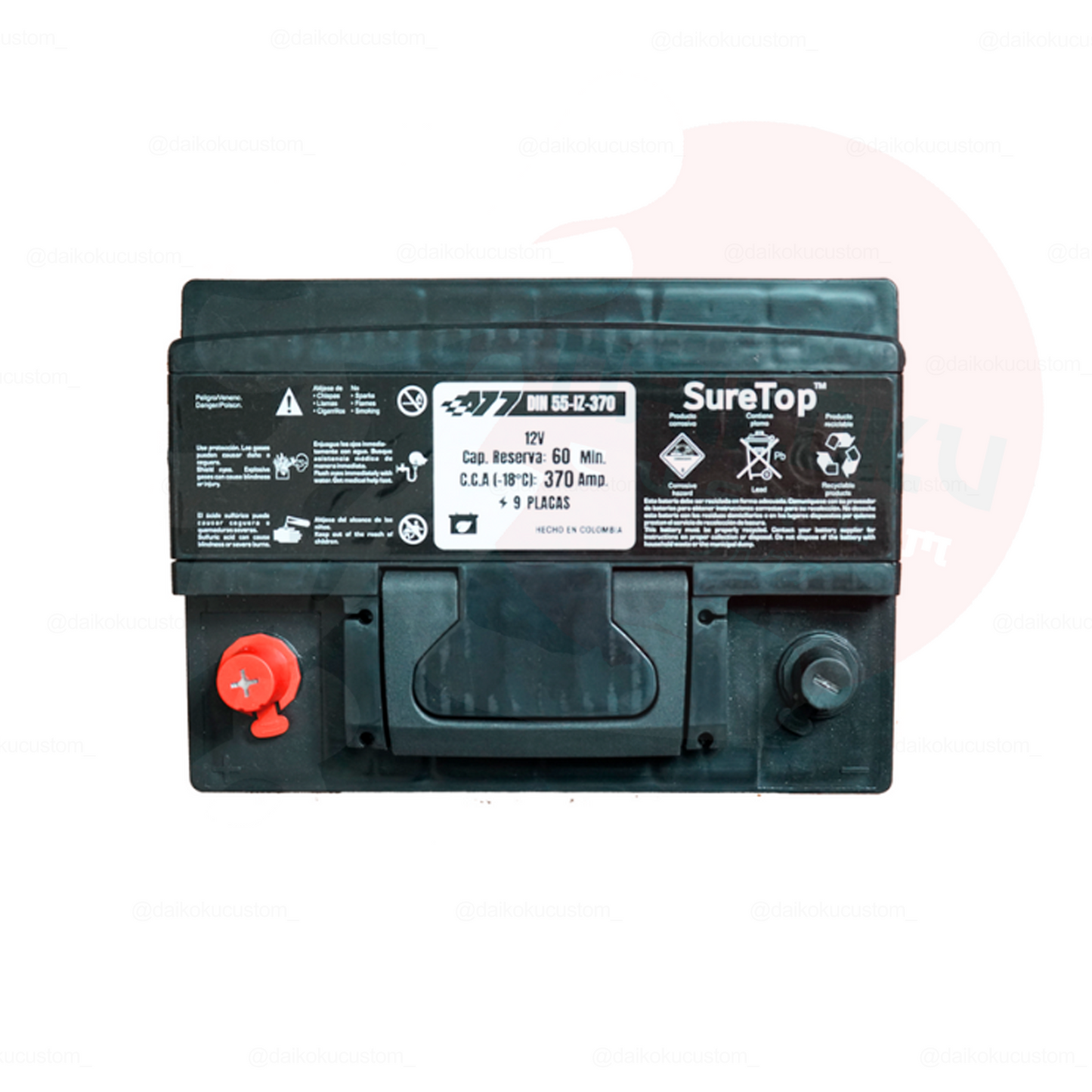 Bateria A77 55AH 370CCA Der
