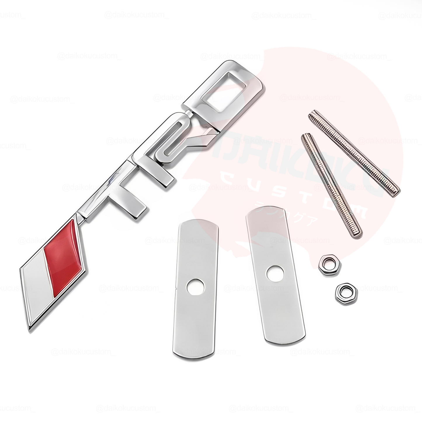 Emblema Apernado Frontal TRD Cromado