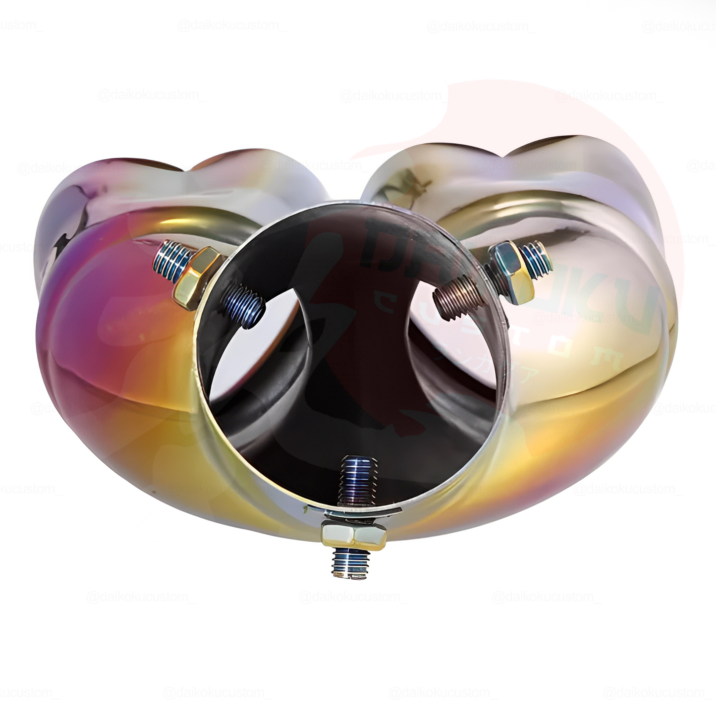 Cola Escape Decorativa Figura Corazon Doble Tornasol Inclinada (H26-43)