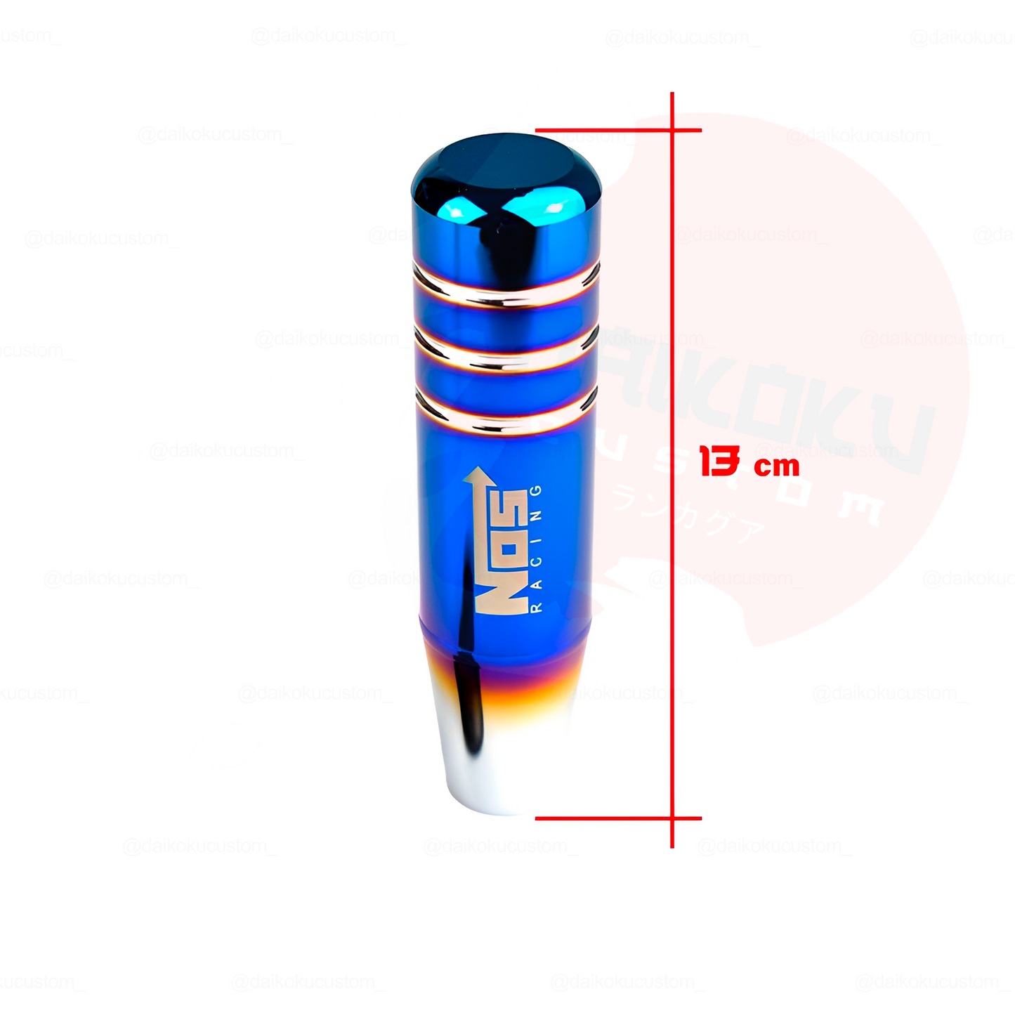 Pomo Mediano 13cm NOS 3 Lineas Tipo Ionizado