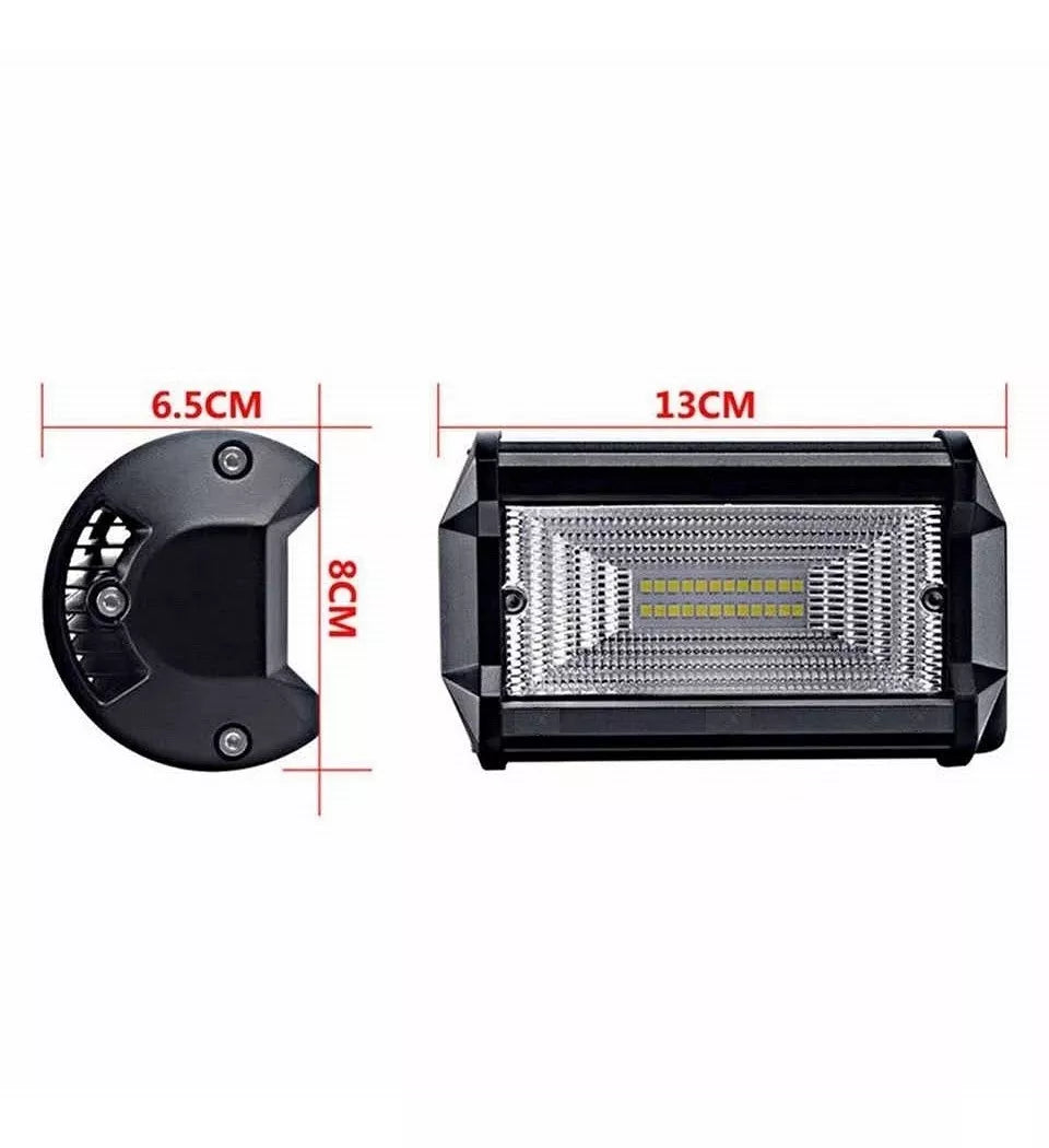 Neblineros Led 72w Rectangular Blanco Expansion M1 X2