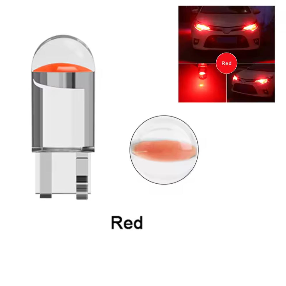 1 Ampolleta Led T10 De 1 Led Acrilico Transparente