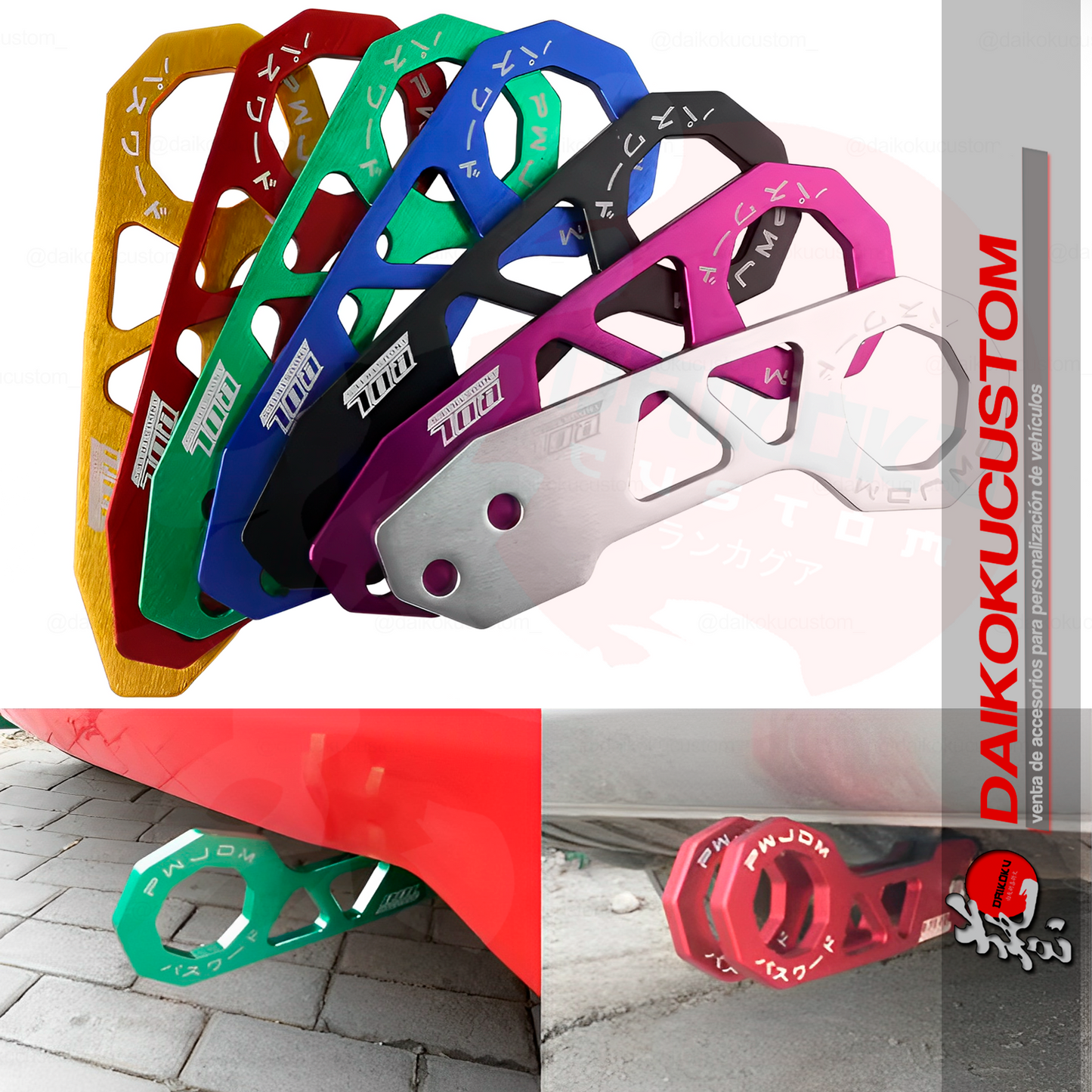Tow Hook Trasero PW JDM