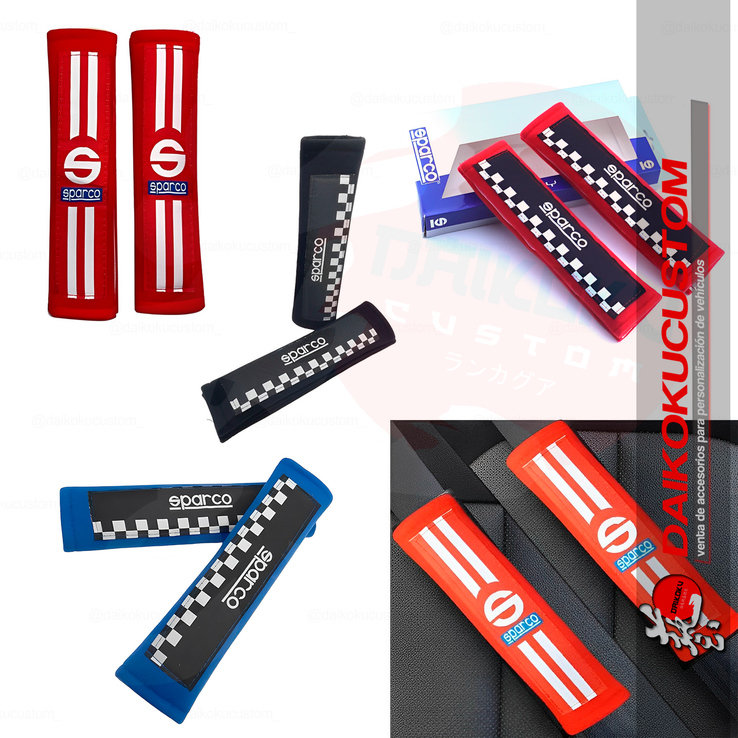 Cubre Cinturon Sparco X2 (Par)