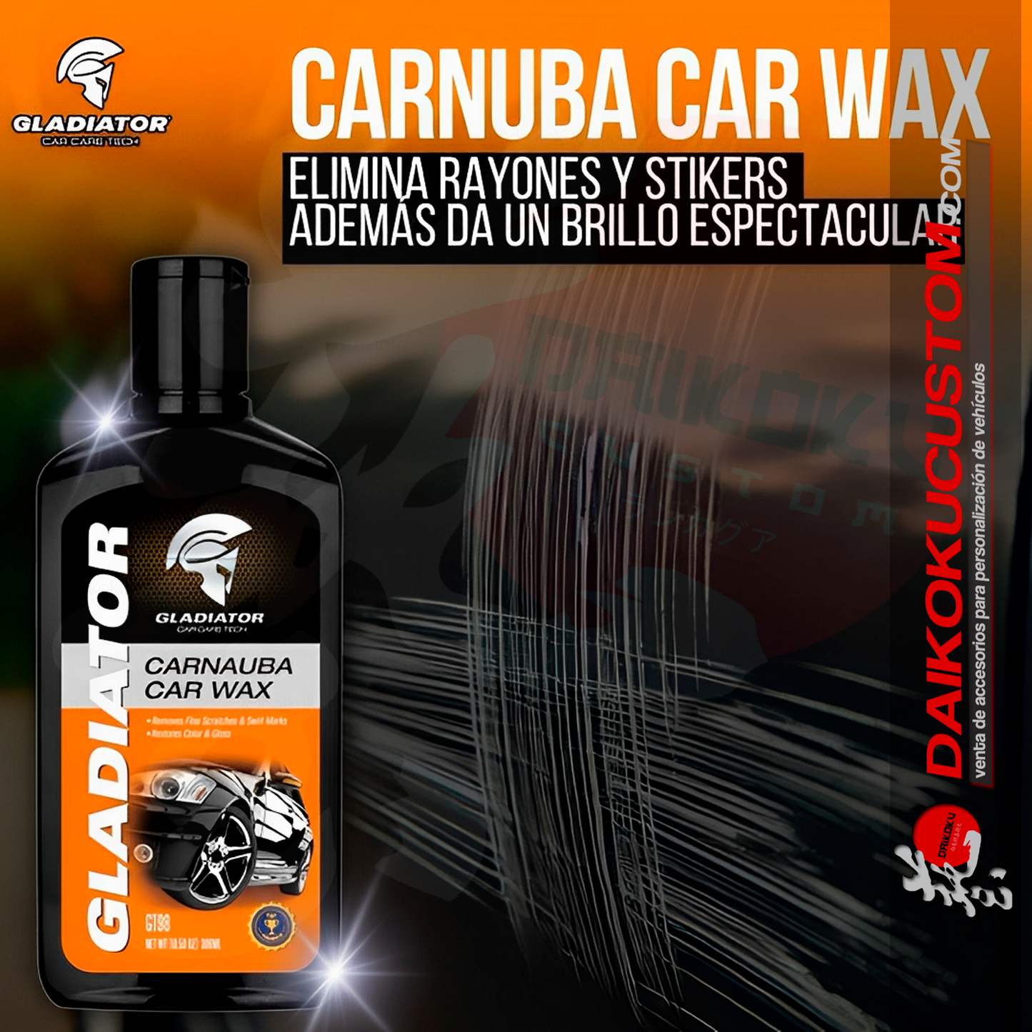 Cera Crema Liquida Car Wax 300Ml Gt98