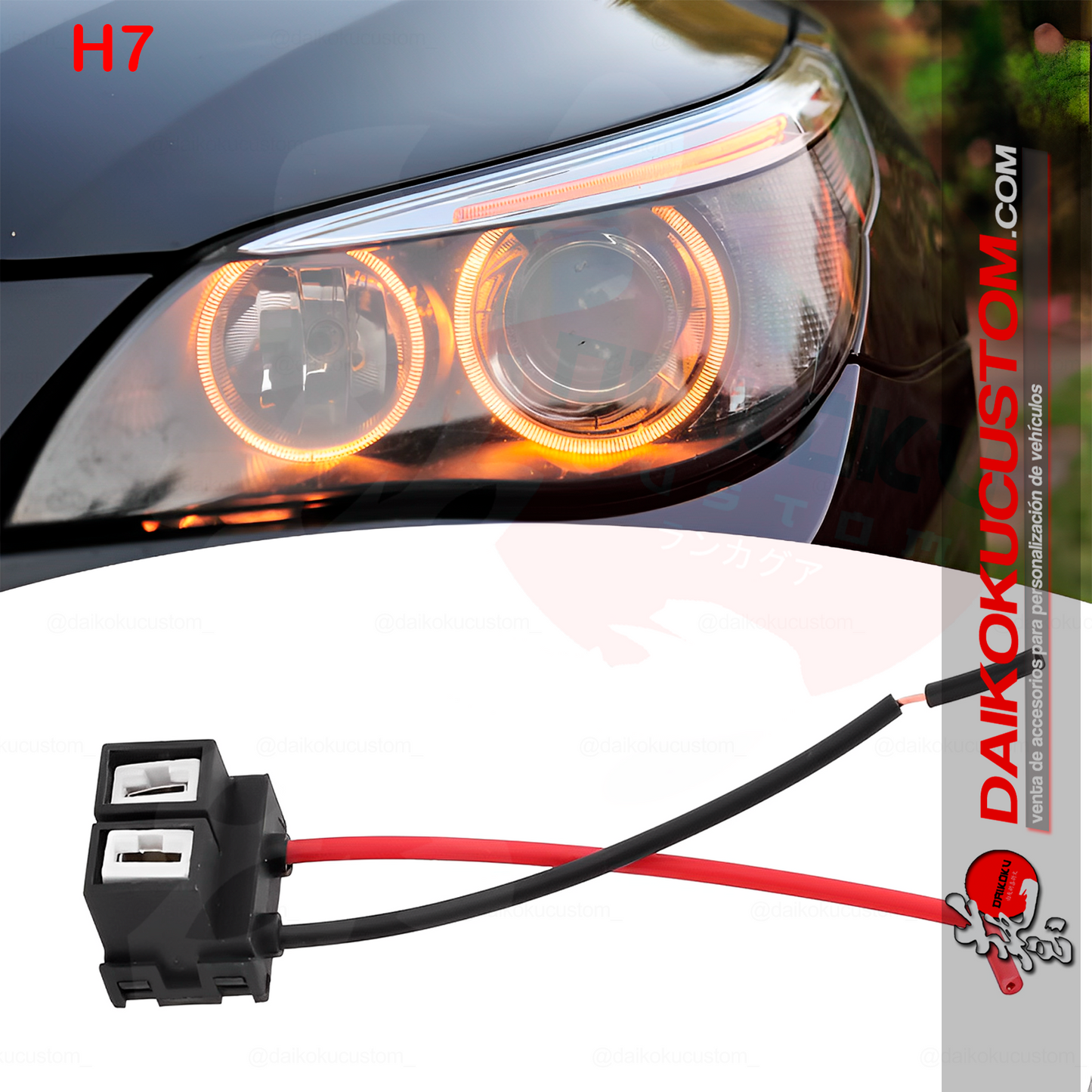 1 Soquete H7 Conector