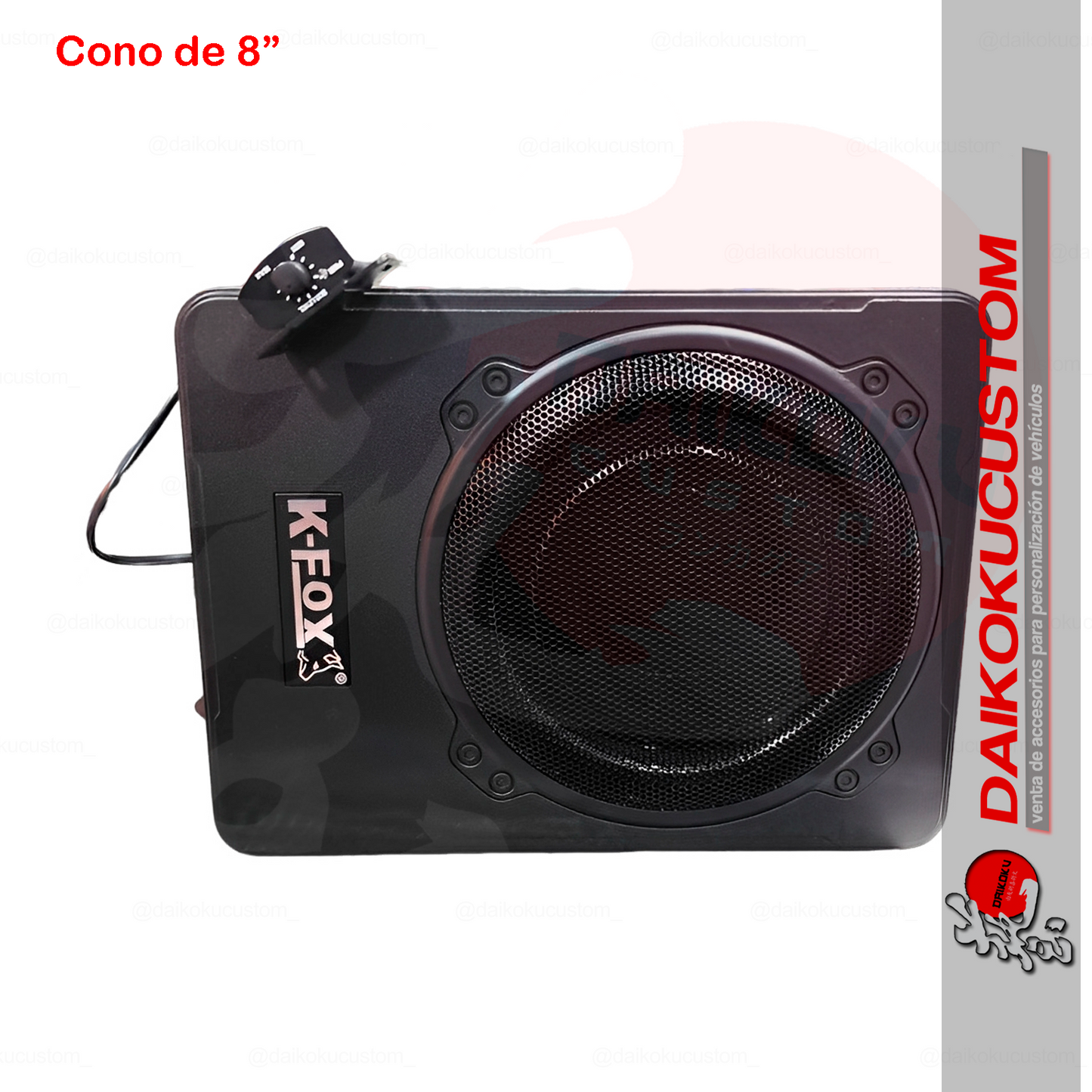 Subwoofer Amplificado Plano 600w K-Fox 8"