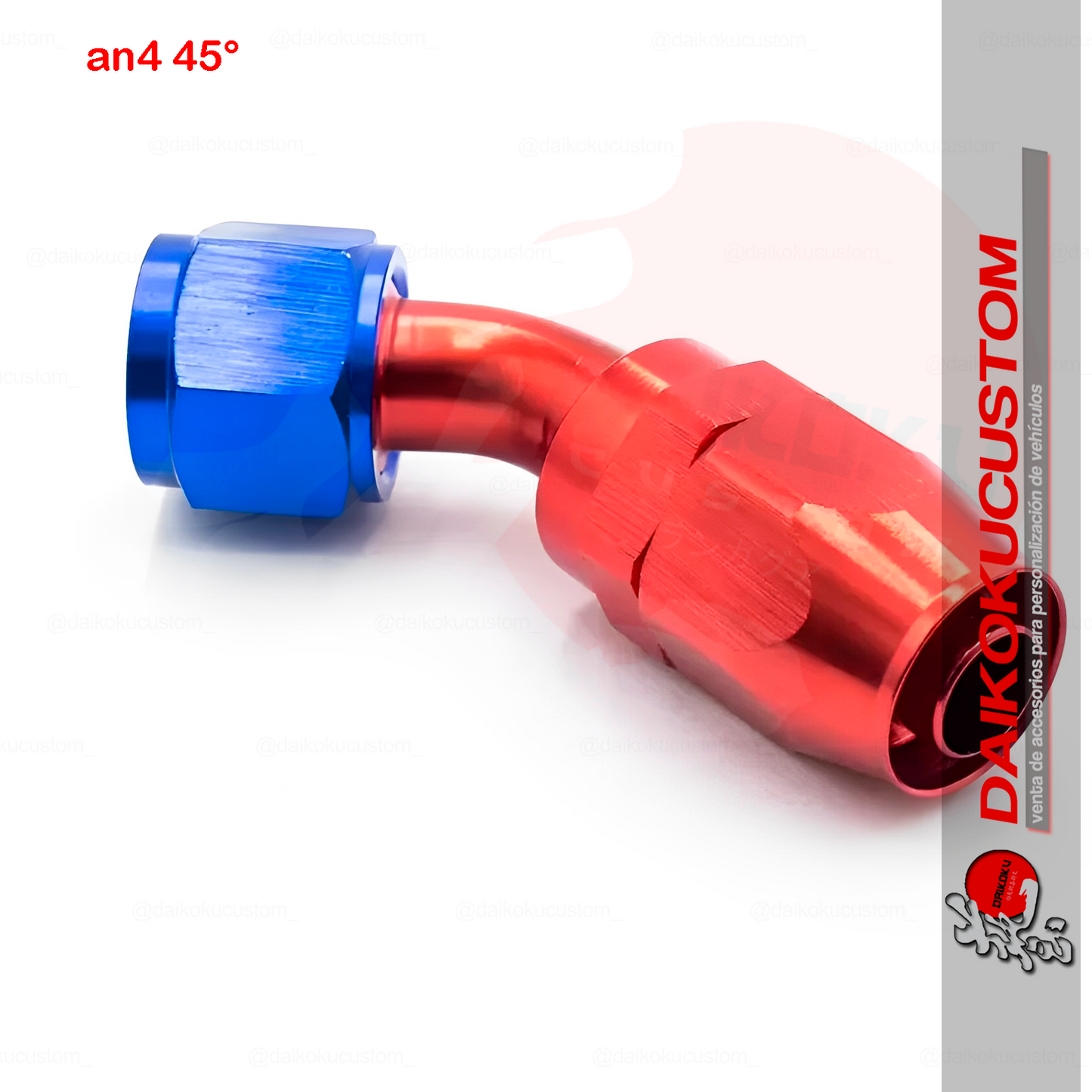Conector Fitting An4 45 Grados