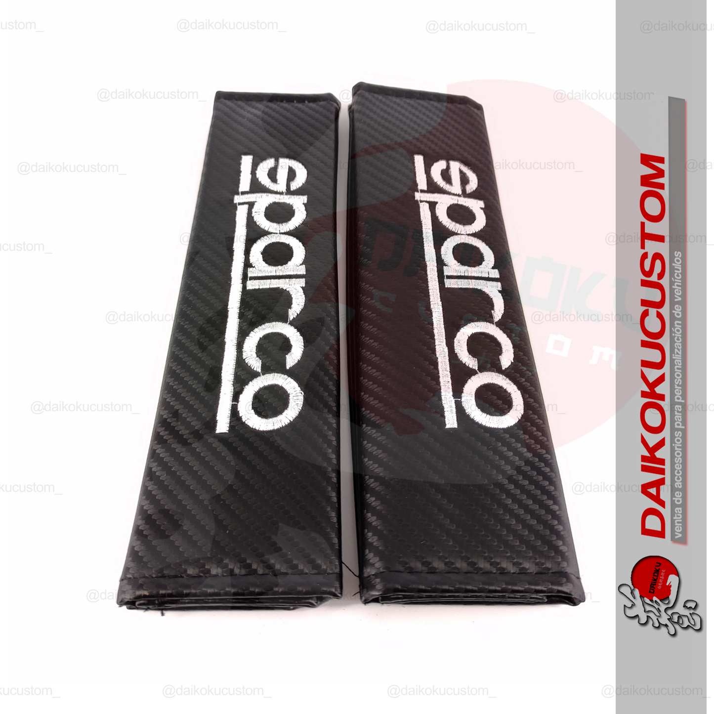 Cubre Cinturon Sparco Negro H27-5 X2 (Par)