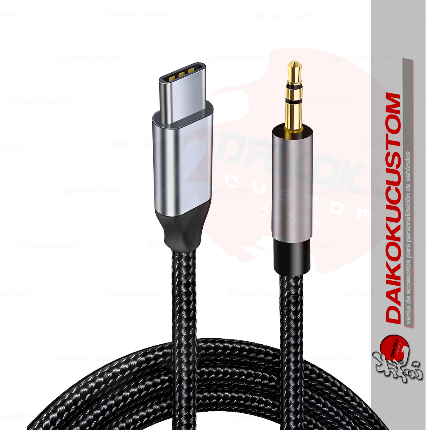 Cable Audio Auxiliar 120cm Tipo-C A 3.5 Mm Android Irm Ir36 61180