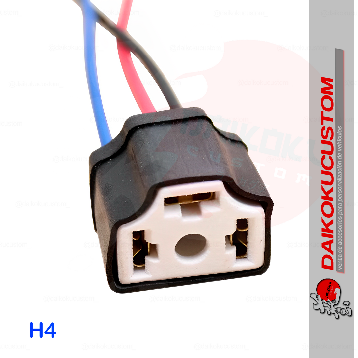 1 Soquete H4 Conector