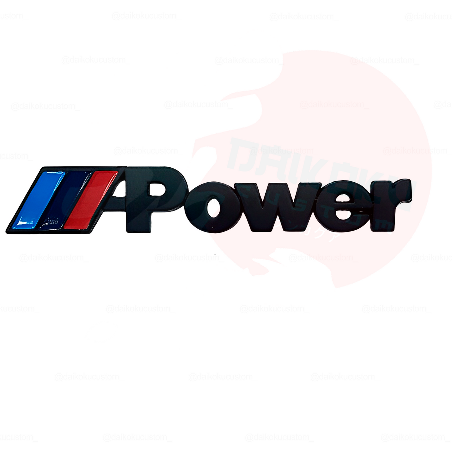 Emblema Adhesivo Trasero M-Power