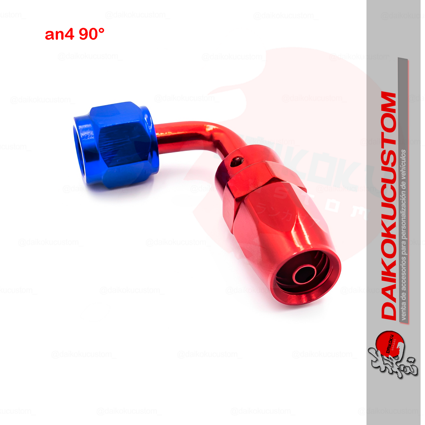 Conector Fitting An4 90 Grados