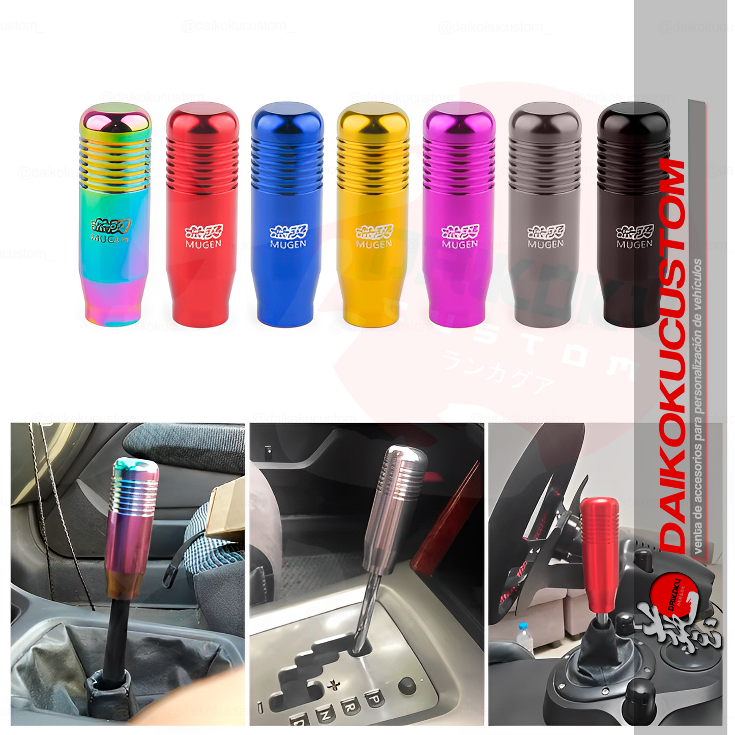 Pomo MUGEN 8.5cm Diferentes Colores
