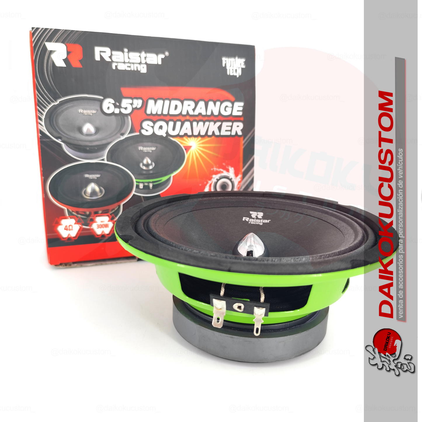 Parlantes (Par) Medios 6.5" Raistar 300w 4Ω (Yhw-605)