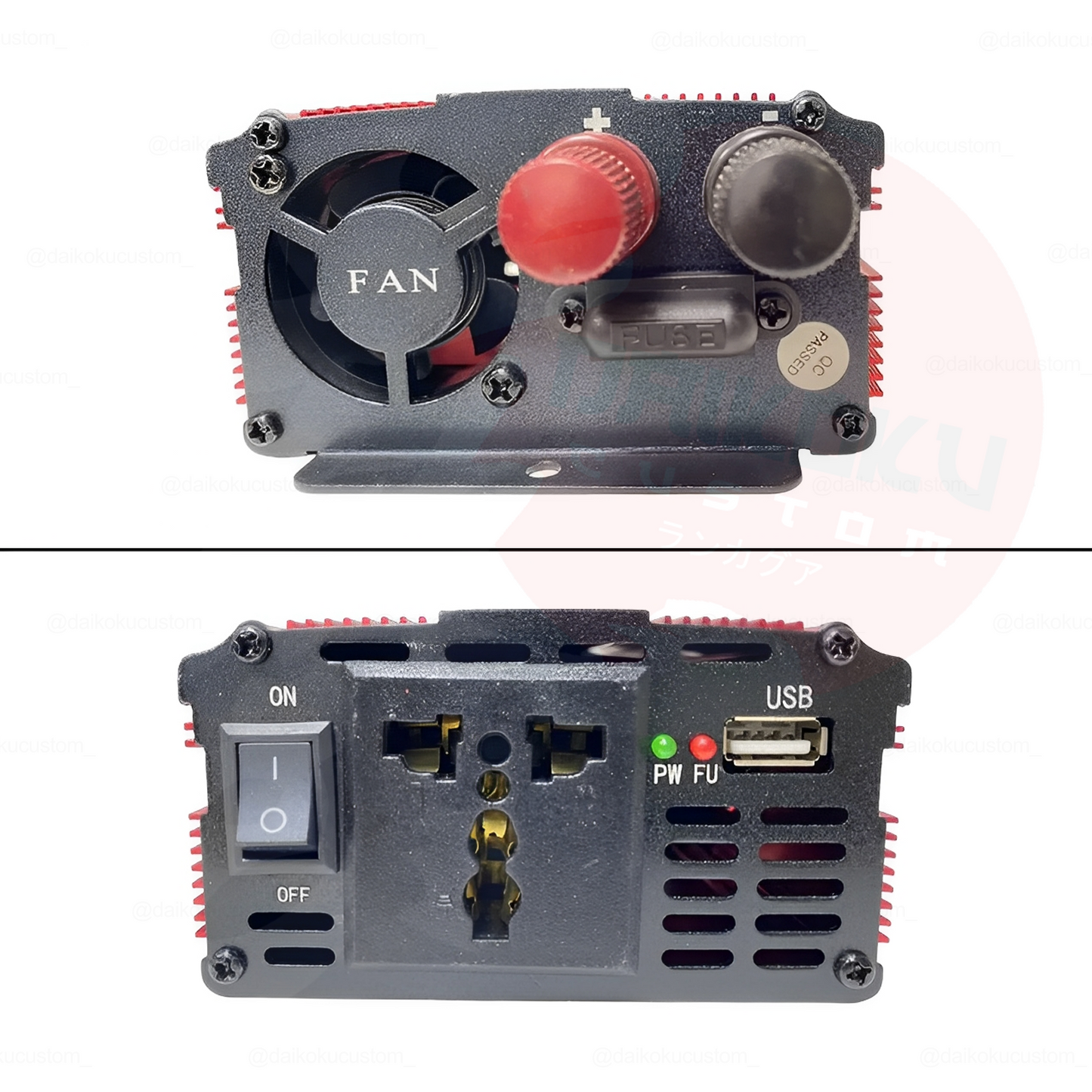 Inversor Convertidor Corriente 12v A 220v Auto 500w Dak