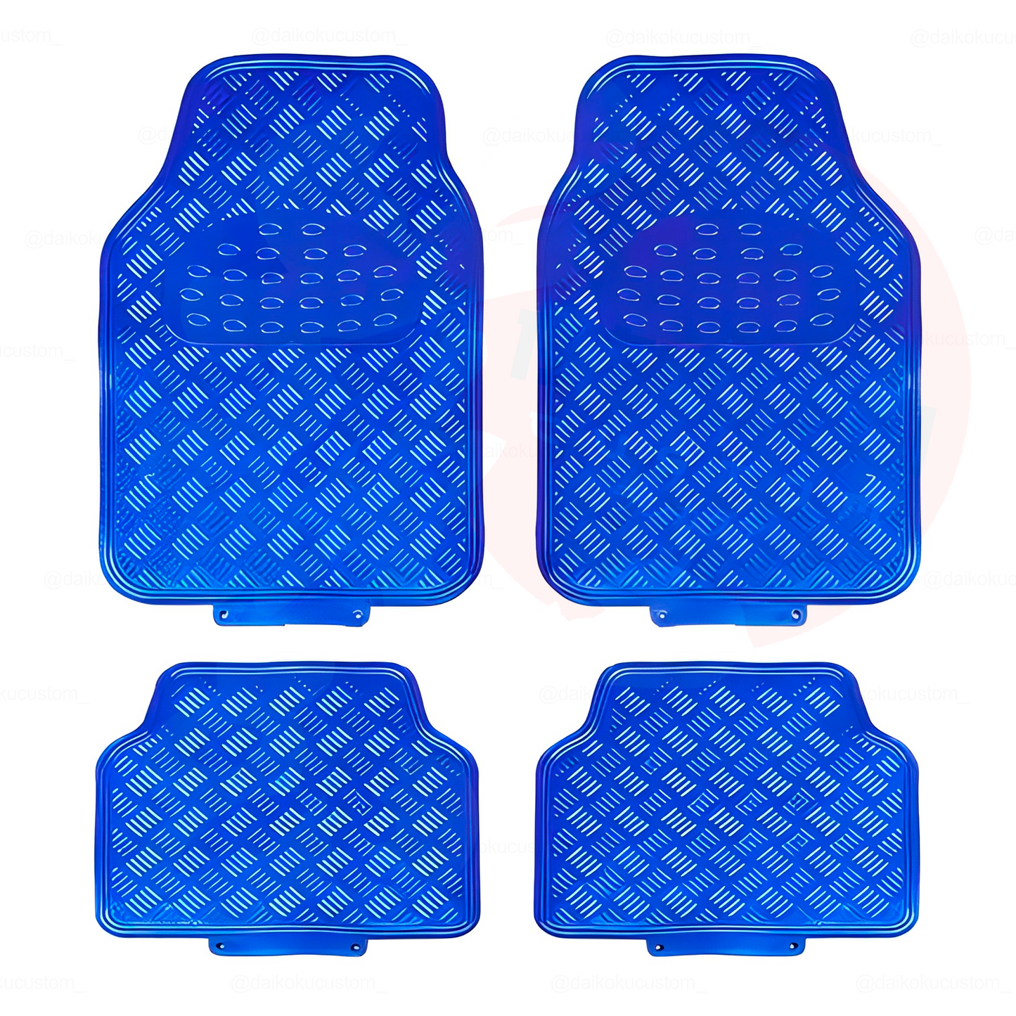 Cubre Piso Metalico Alfombra 4pcs