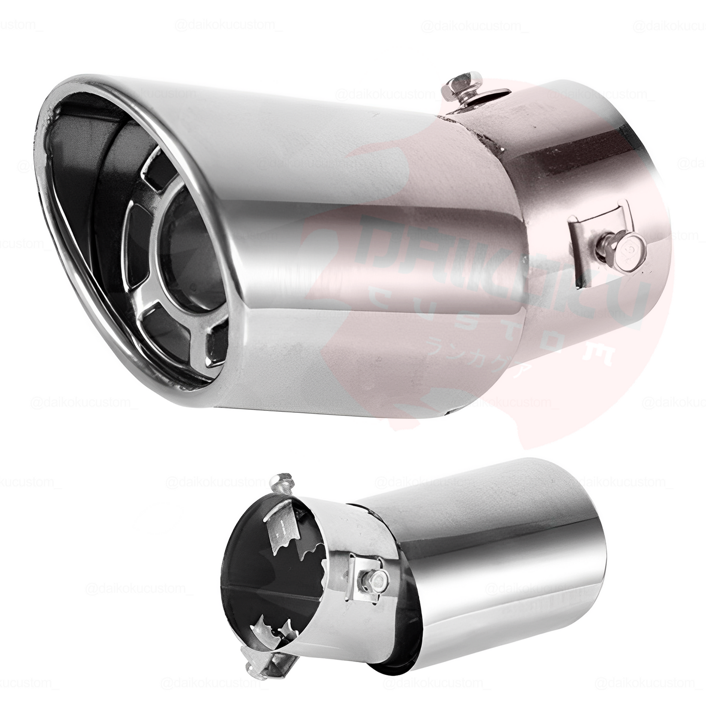 Cola Escape Diagonal Cromada H26-8 Universal