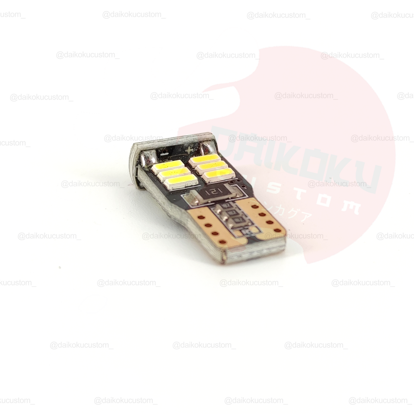 1 Ampolleta Led T10 4014 18 Led Canbus 12v Blanco