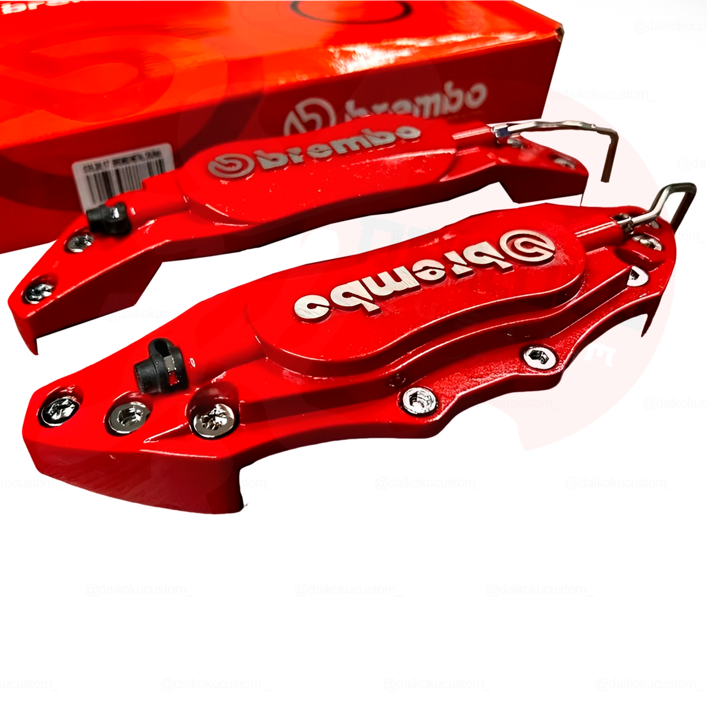 Kit 2 Cubre Caliper Brembo Metalicos 24cm