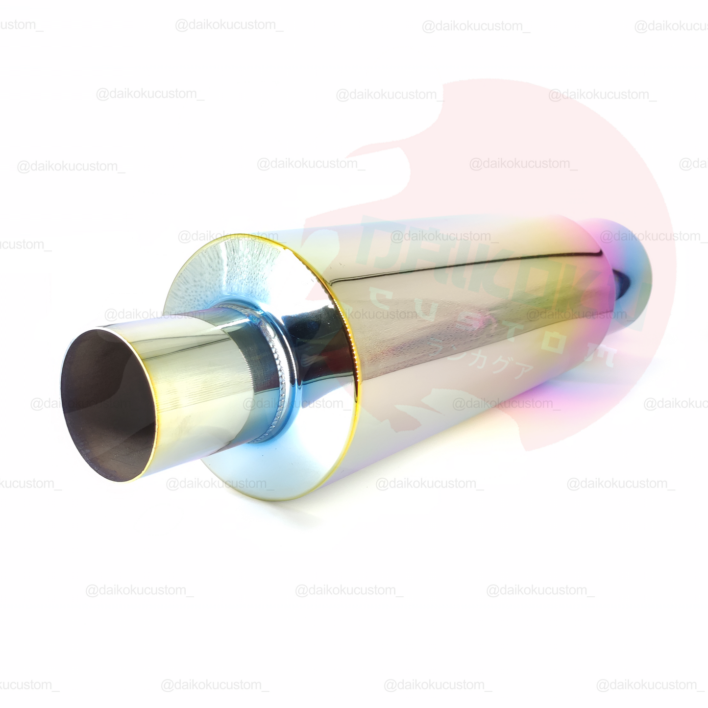 Escape Alto Flujo Tornasol Entrada 2.5" Salida 4" Inoxidable S/M