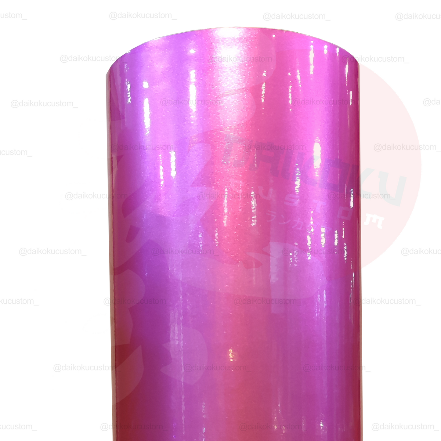 Vinilo Glossy Rosado 1.52mt x Metro Lineal Adhesivo