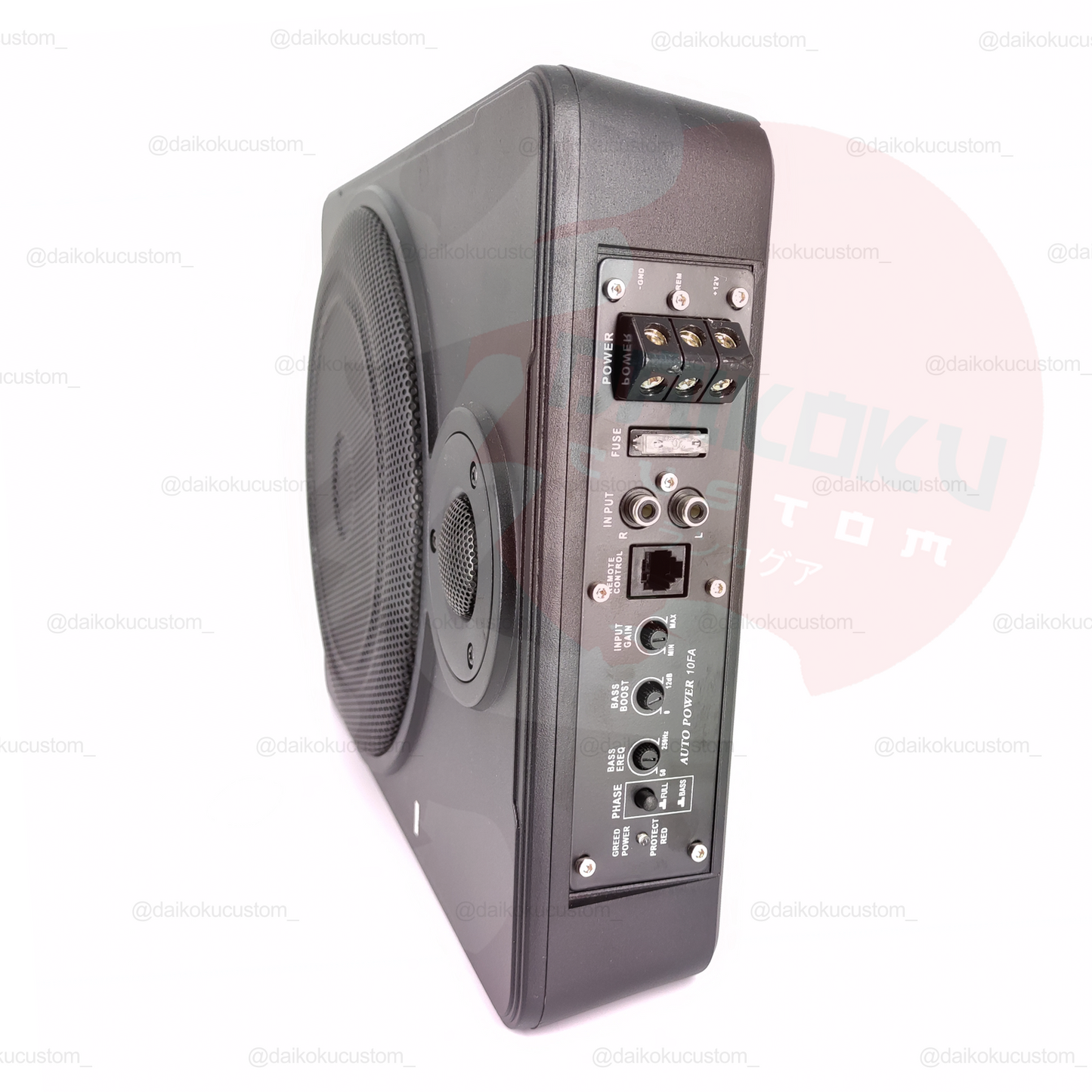 Subwoofer Amplificado Plano 600w 10" Sn-35t + Kit Cables