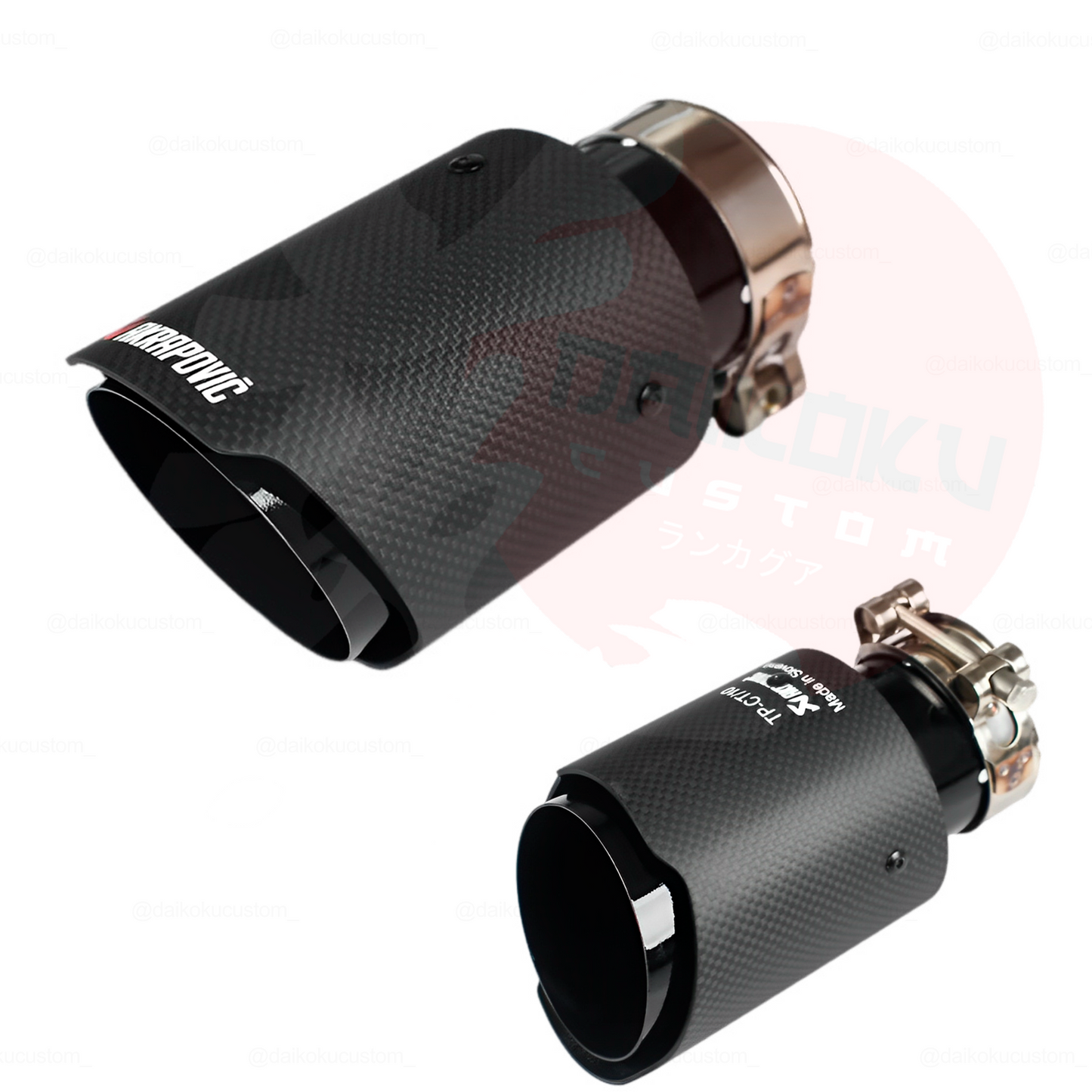 Cola Escape Akrapovic 2 Carbono Mate Simple