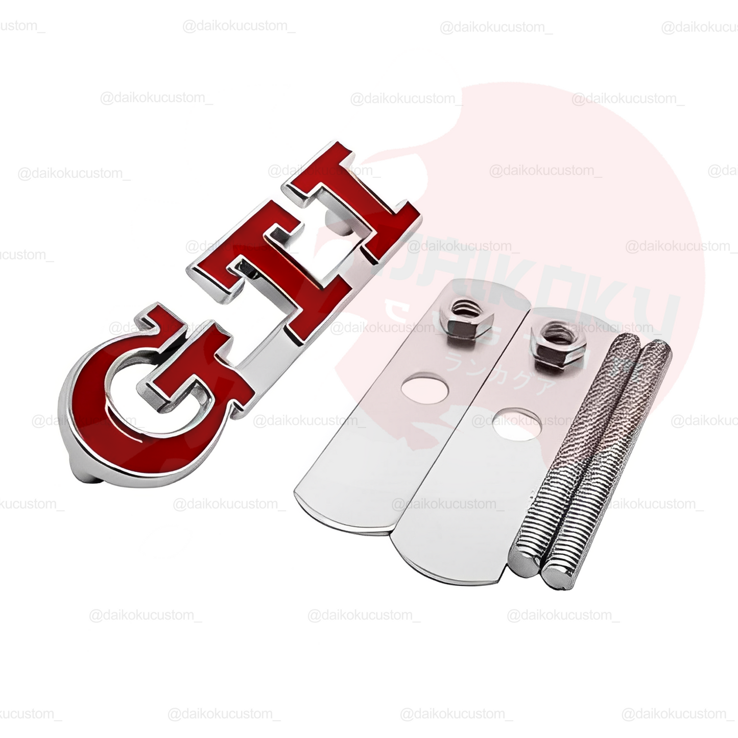 Emblema Apernado Frontal GTI
