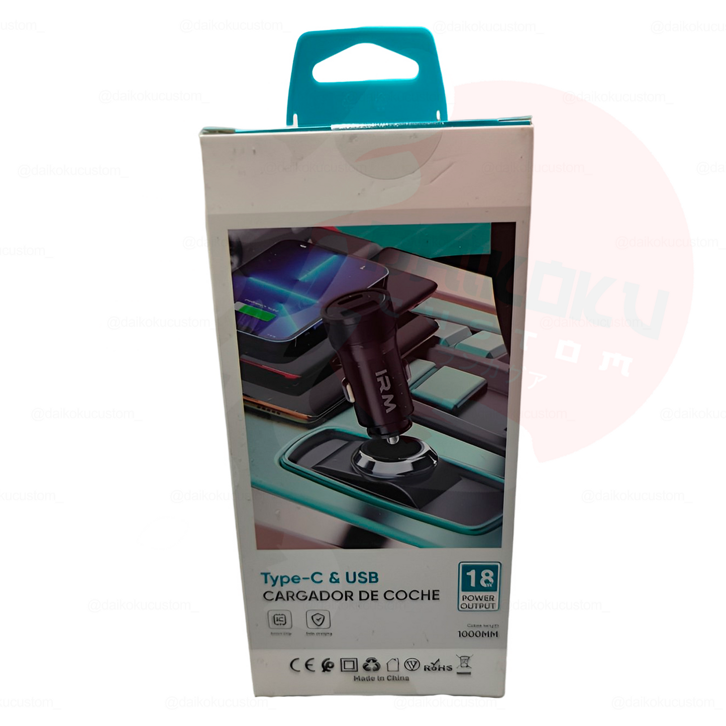Cargador Irm Tipo C Y Usb 18w + Cable Lightning 1mt IR07 61127