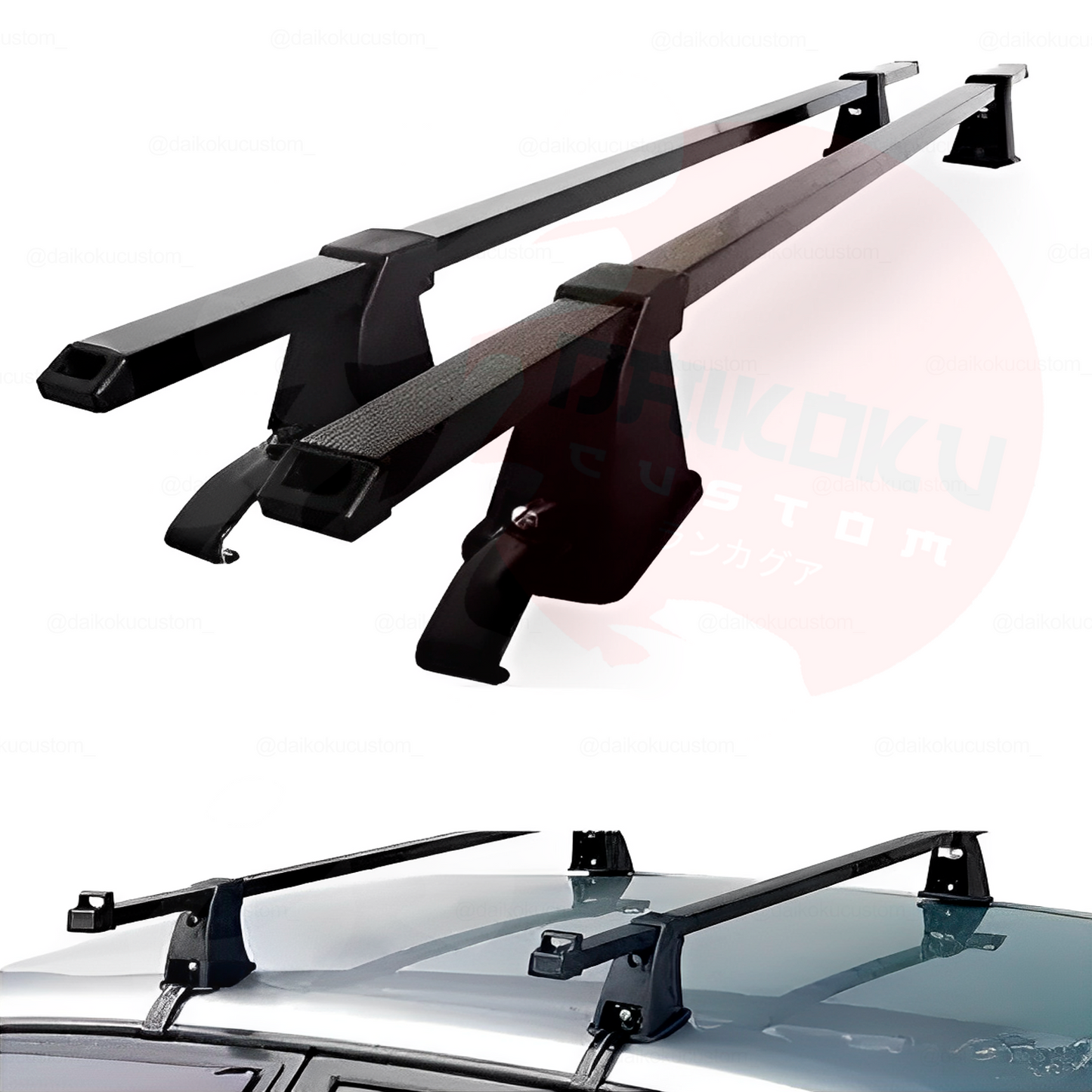 Barras Porta Equipaje Parrilla Ajustable Auto Techo Universal