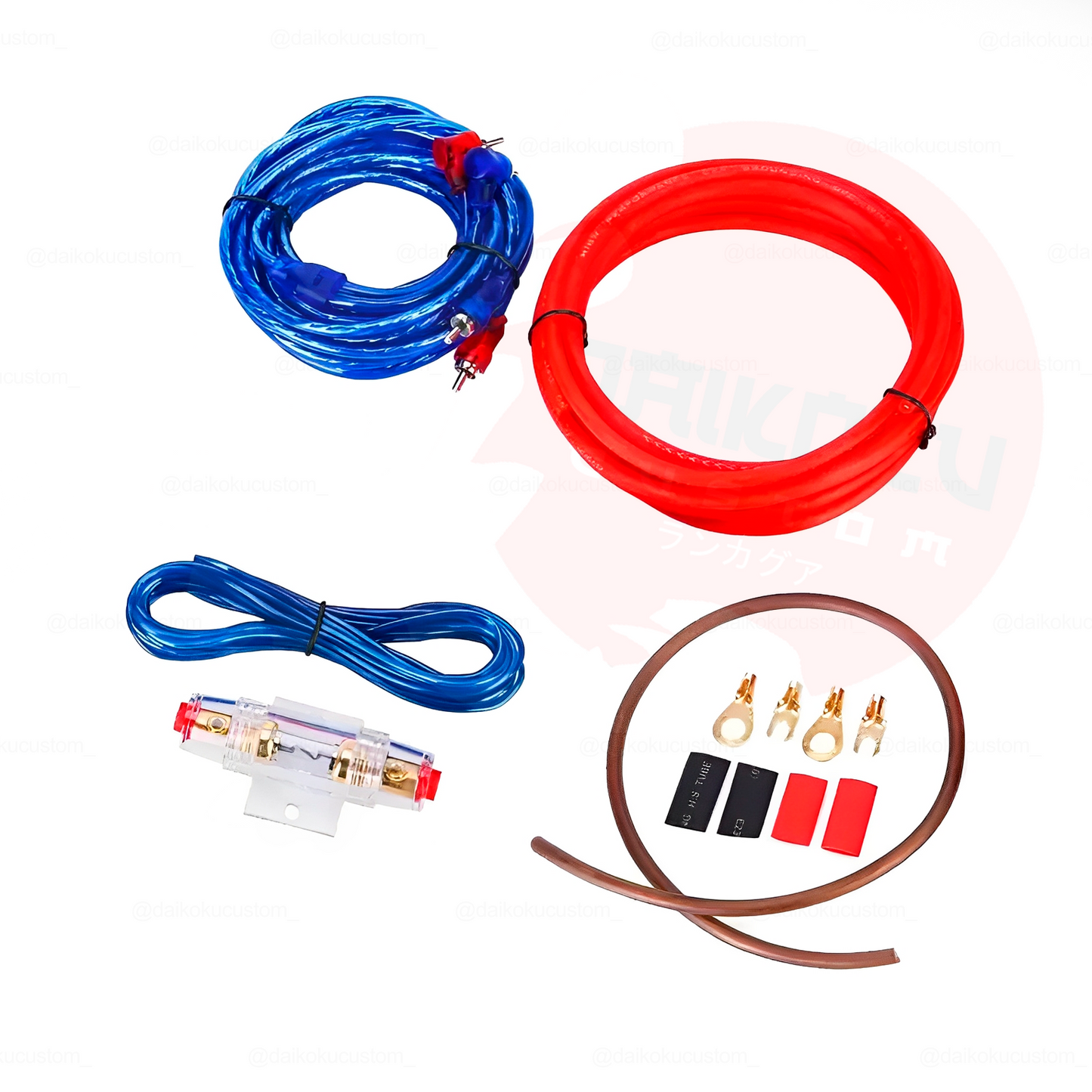 Kit Cables Amplificador 6gkt Raistar Mx-6ga