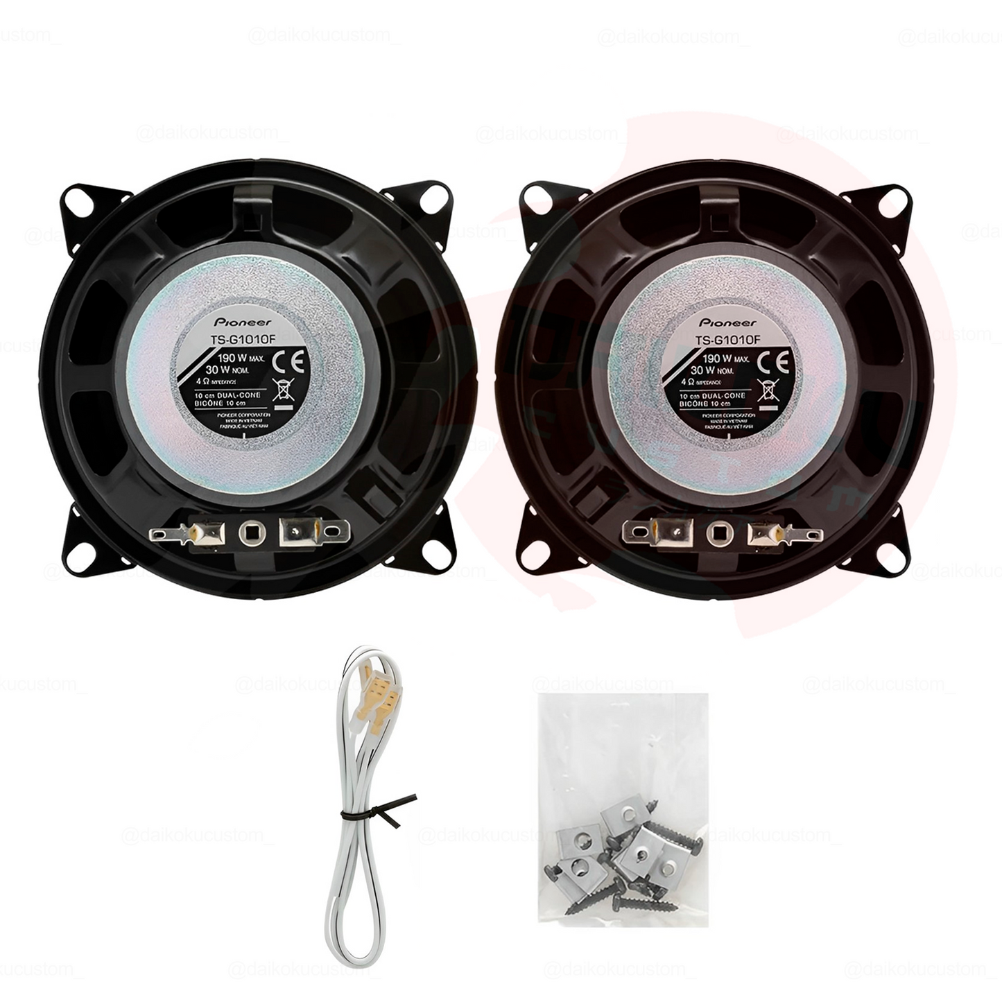 Parlantes 10cm 190w Pioneer Ts-G1010f