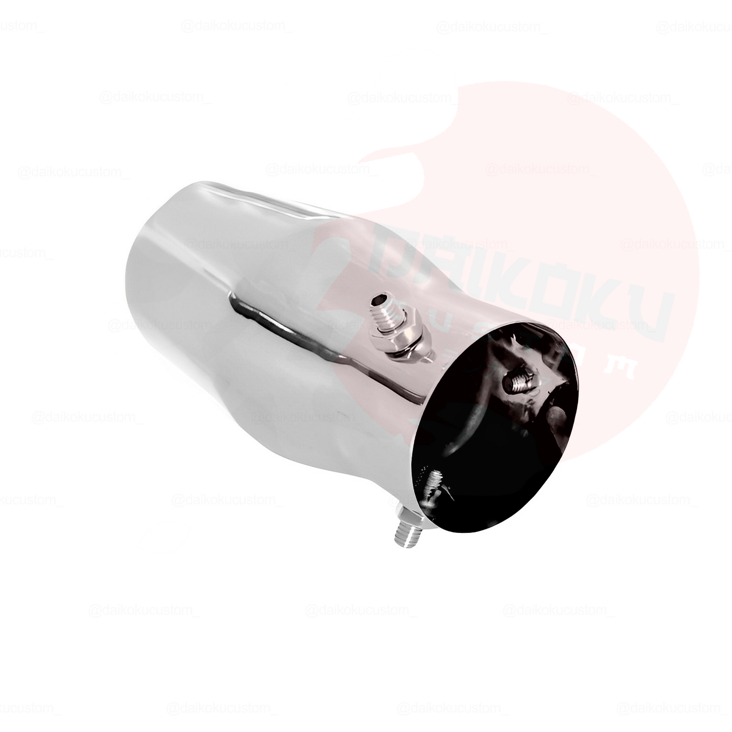 Cola Escape Cromada 2,5" A 3,5" Wh0248b Universal
