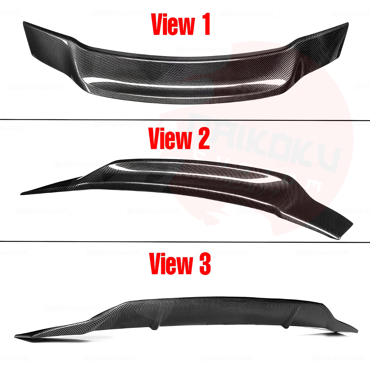 Aleron Lip Spoiler Plastico Abs Honda Civic 2012 - 2014 Tipo Carbono