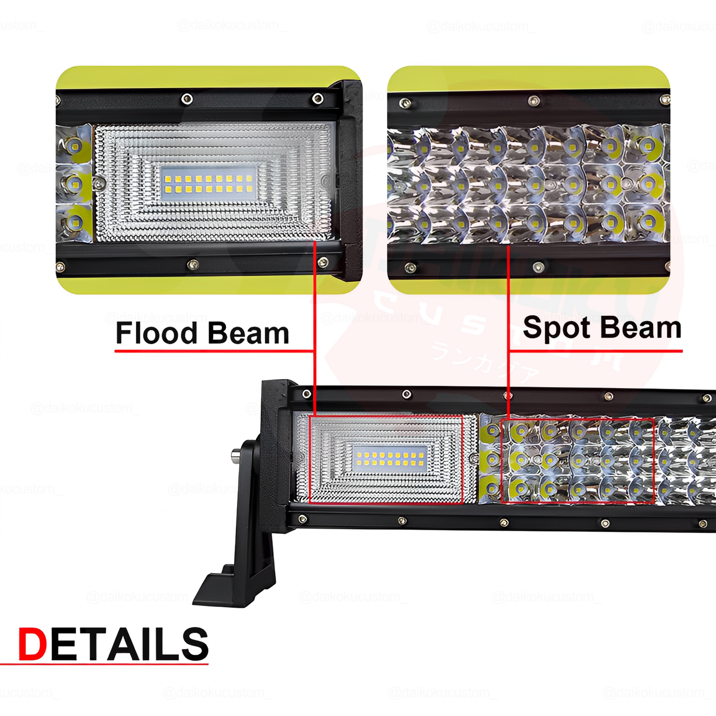 Barra Led Curva 459w De 82cm (32")