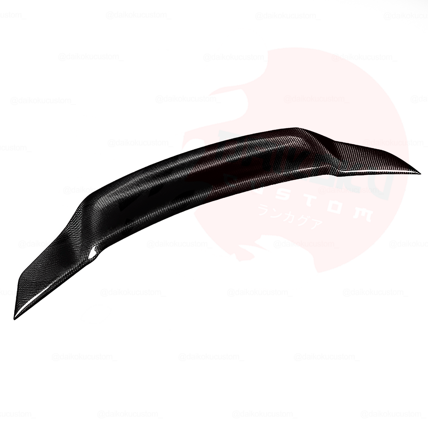 Aleron Lip Spoiler Plastico Abs Honda Civic 2006 - 2011 Tipo Carbono