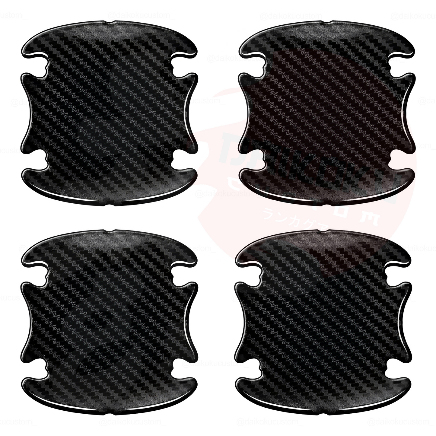 Protector Manilla Puerta Carbono Pro H86-19 4pcs Adhesivo