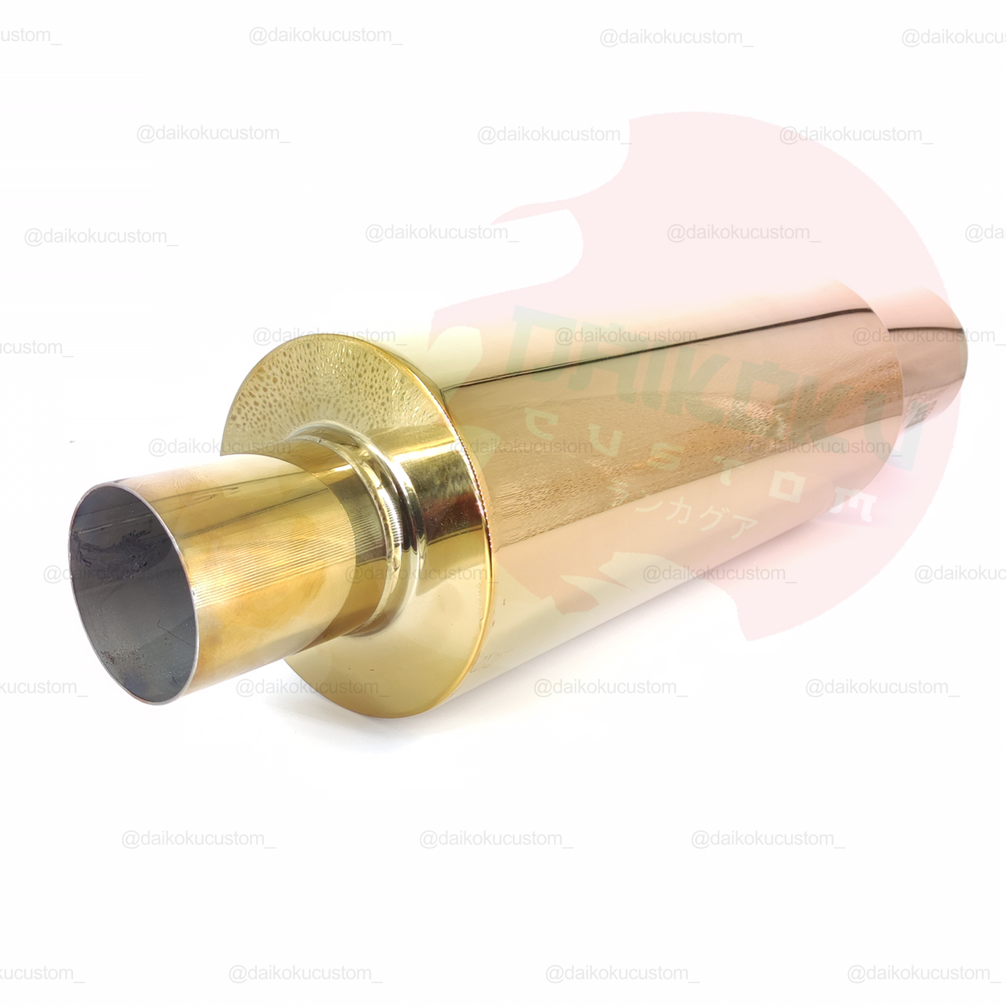 Escape Alto Flujo S/M 1 Salida 2.5" a 3.5" Dorado Completo