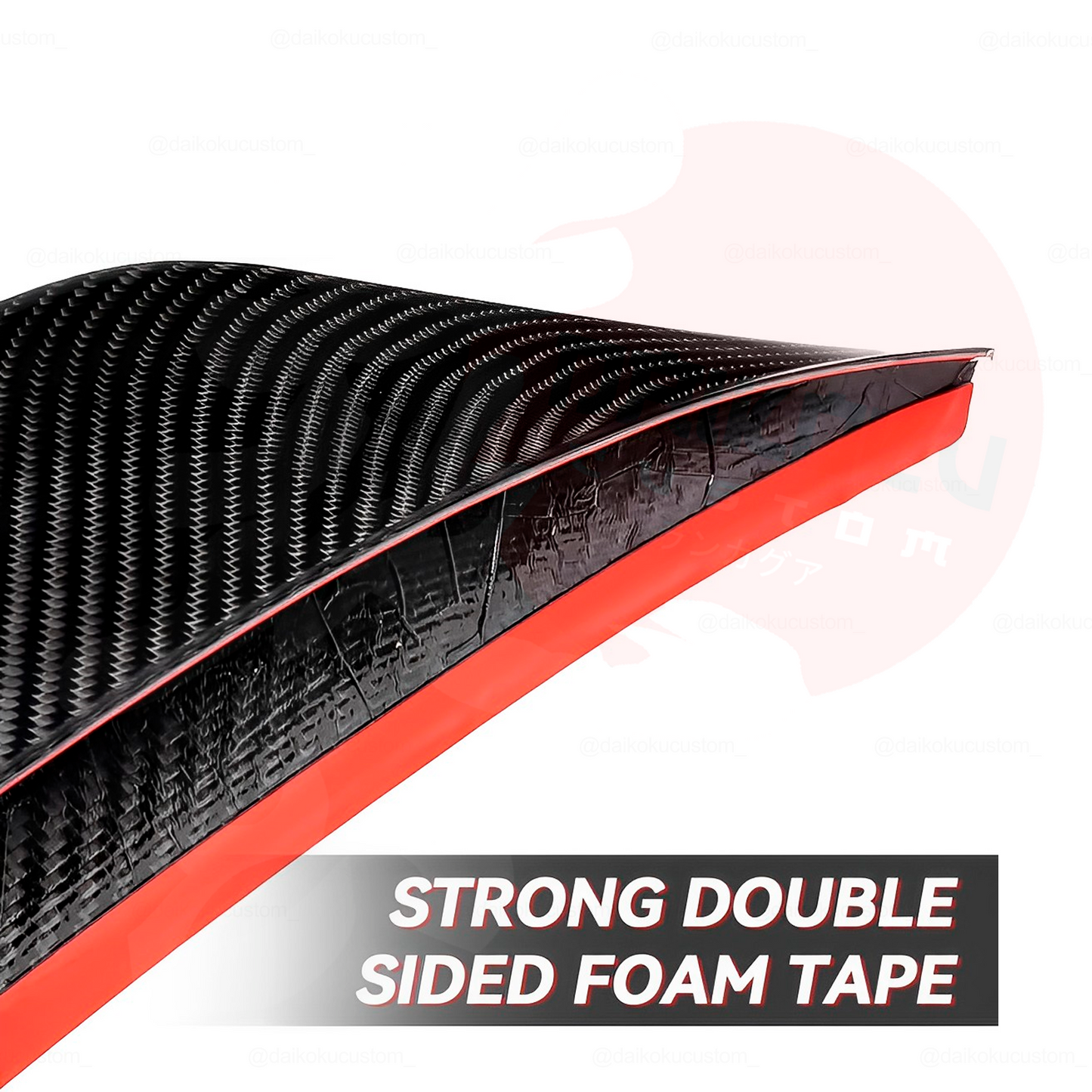 Aleron Lip Spoiler Plastico Abs BMW F22 Tipo Carbono