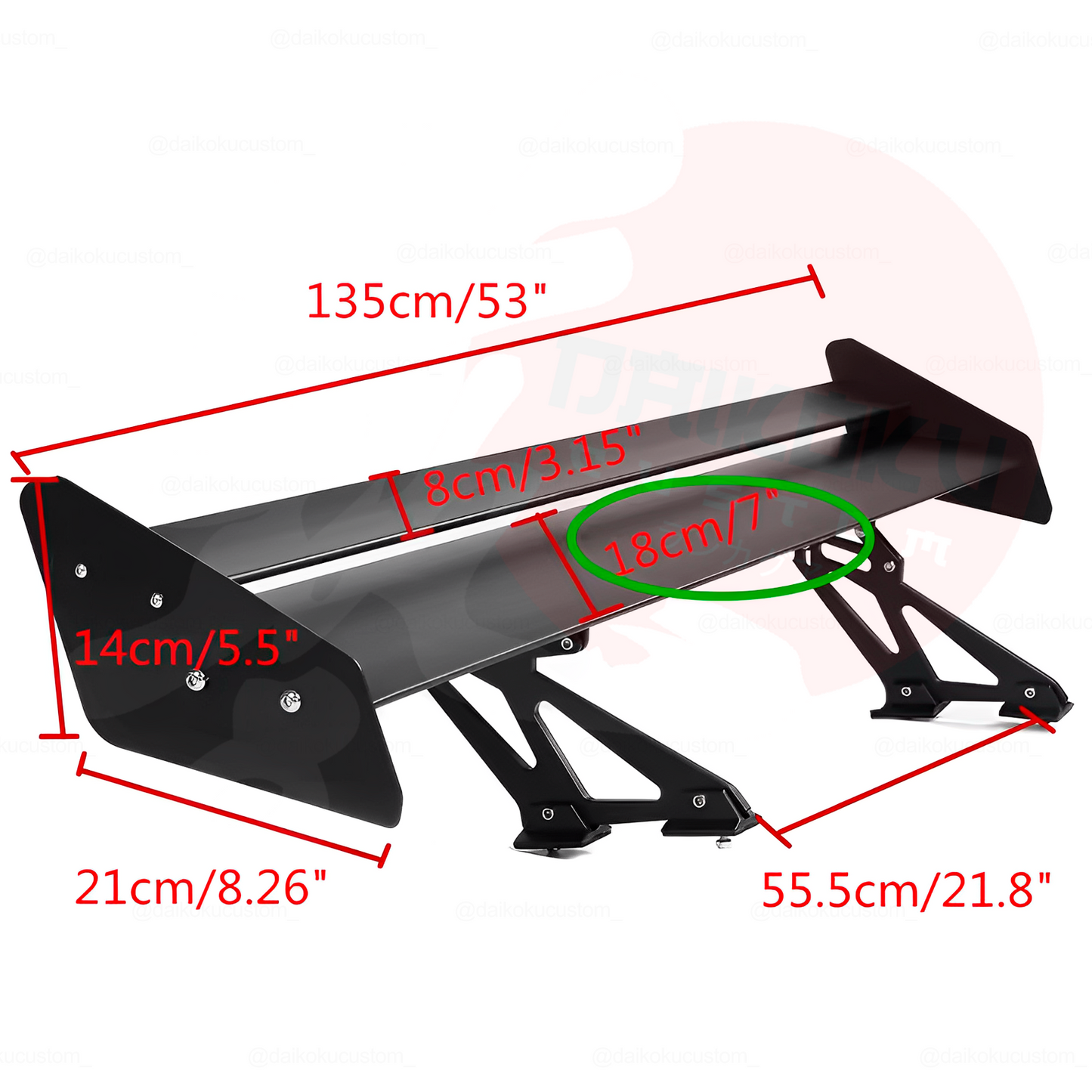 Aleron 2 Aleta Doble Metalico