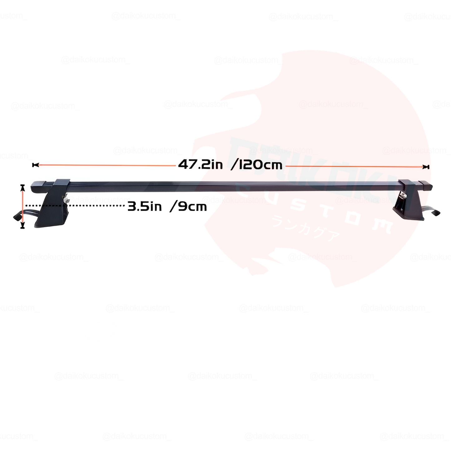Barras Porta Equipaje Parrilla Ajustable Auto Techo Universal
